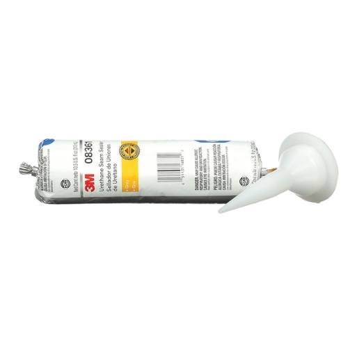 3M 08361 1 - Part Gray Urethane Seam Sealer, 10.4 oz Foil Pack - VirtuColor Supply