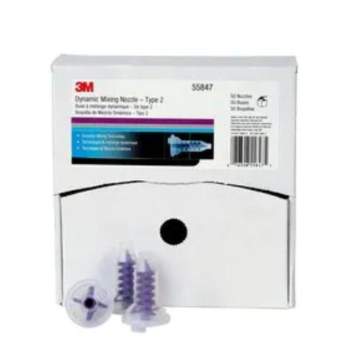 3M 55847 Purple Mixing Nozzle for DMS, 50 per Box - VirtuColor Supply