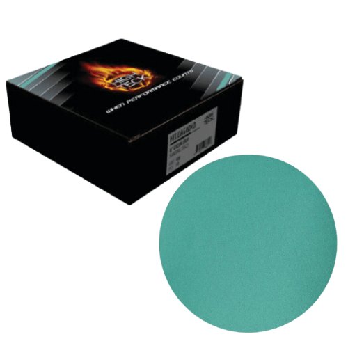 6 Inch 400 Grit Green Velcro Sanding Disc, 50 pk, High Teck - VirtuColor Supply