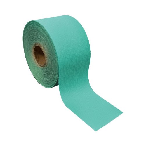 80 Grit Green PSA Sandpaper Roll, 25 yd long, High Teck - VirtuColor Supply
