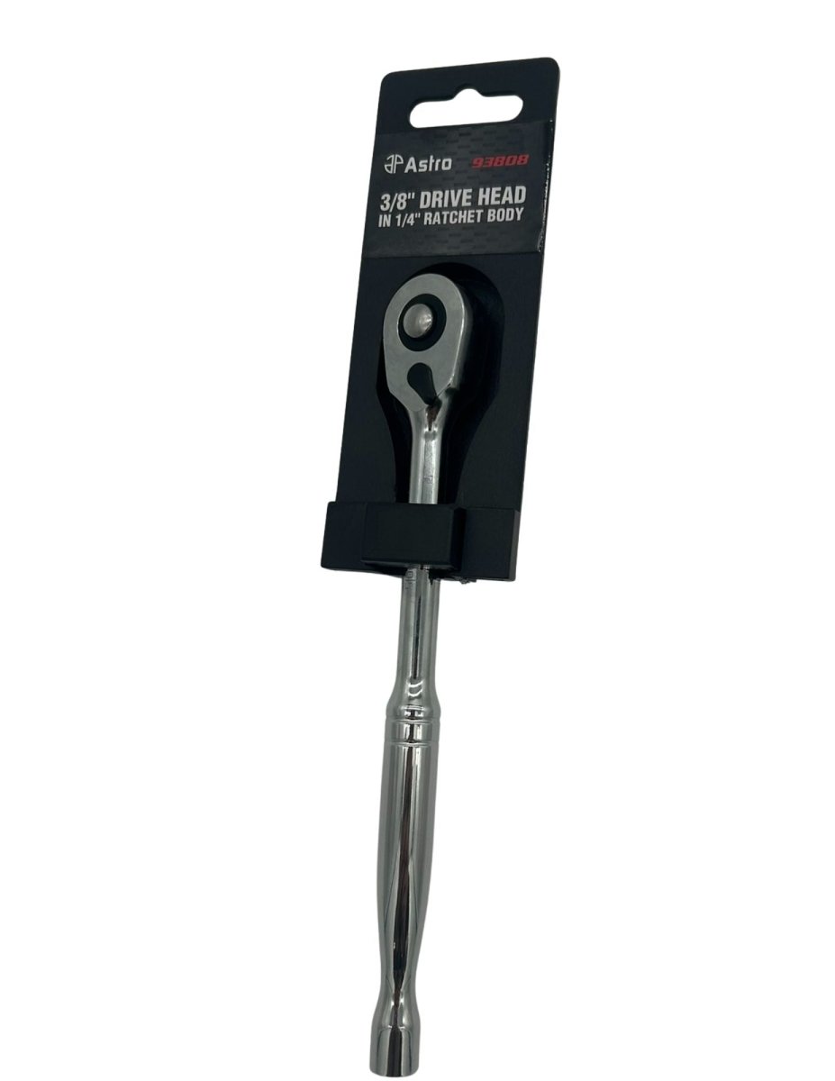 Astro Pneumatic® 93808 Nano Hand Ratchet, 3/8 in Drive, 8 in | Clearance Item - VirtuColor Supply
