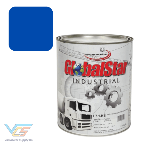 Classic RAL Blue High Gloss Single Stage Industrial Paint, 3:1 Mix - VirtuColor Supply