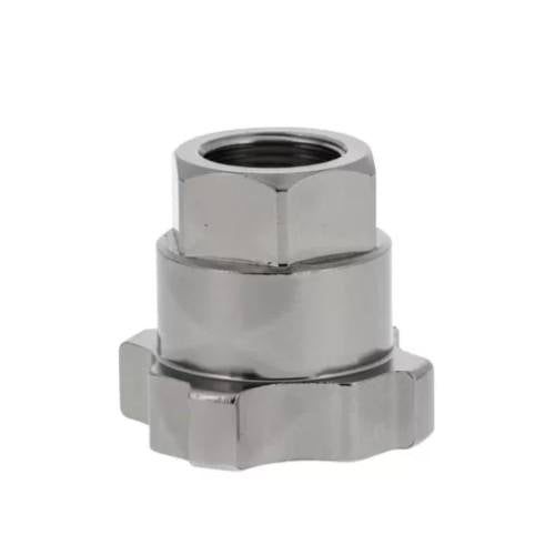 CTW CSA - 1 Stainless Steel Paint Cup Adapter with Female Threads - VirtuColor Supply