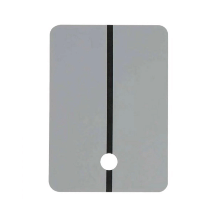 EMM Specialties 9315 - GV - 3 Metal Spray Out Card, Light Gray, 15 mm Hole - VirtuColor Supply
