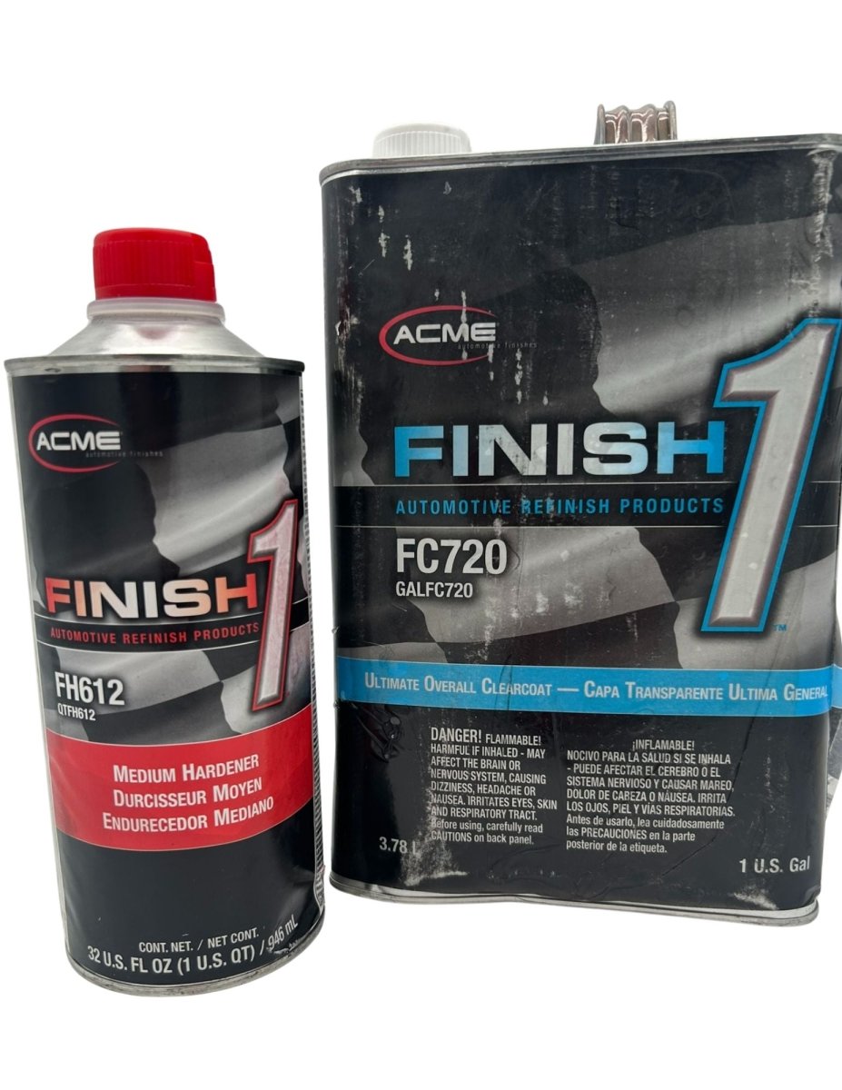 Finish 1™ Acme FC720 4:1 Ultimate Clearcoat + FH612 Hardener Kit | Clearance Item - VirtuColor Supply