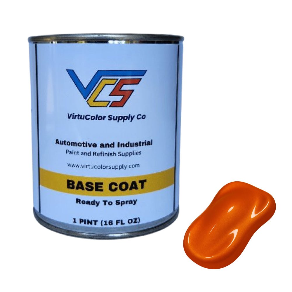 Ford J8 Tangier Orange Low VOC Basecoat Paint - VirtuColor Supply