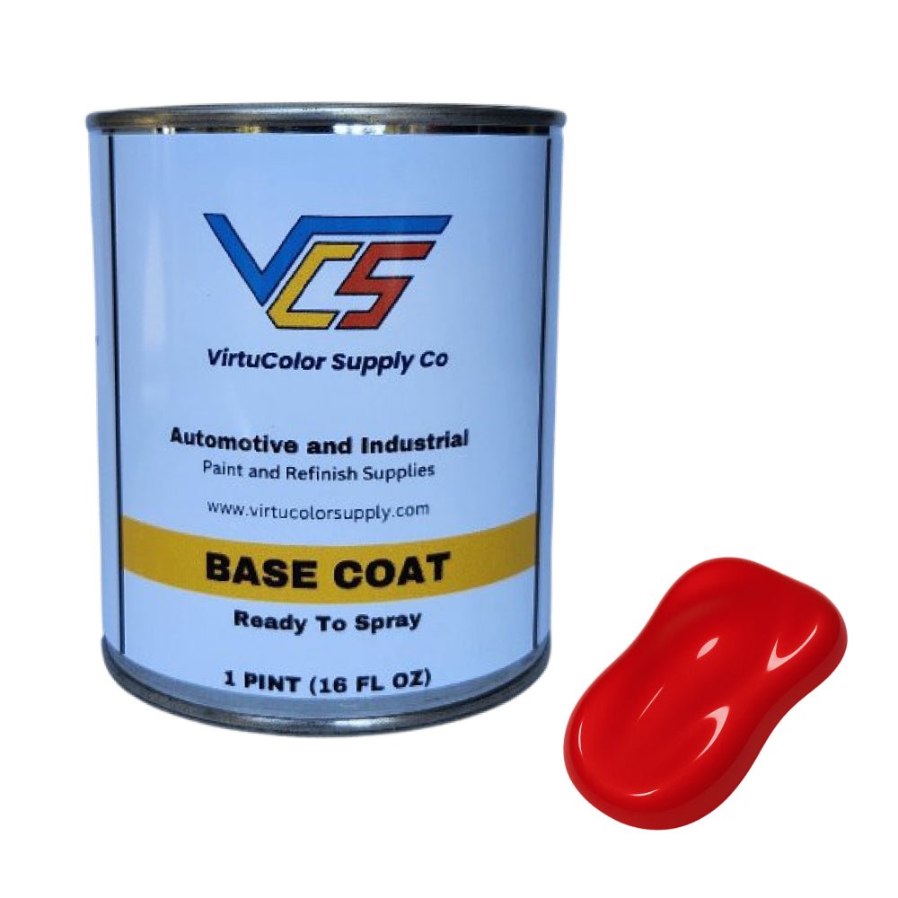 Ford PQ Race Red Low VOC Basecoat Paint - VirtuColor Supply