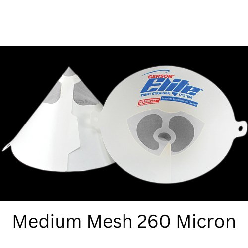 GERSON Elite 260 Micron Medium Mesh Paint Strainer, 1000 pc - VirtuColor Supply