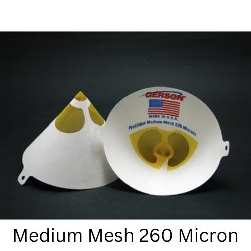 GERSON Elite 260 Micron Medium Mesh Paint Strainer, 500 pc - VirtuColor Supply