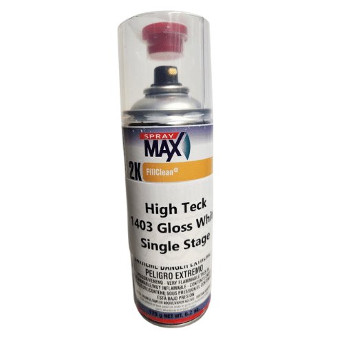 High Teck 1403 Gloss White Single Stage, 12 oz Aerosol - VirtuColor Supply