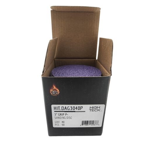 High Teck 3 Inch Purple Ceramic Grip Sanding Disc | 50 pk - VirtuColor Supply