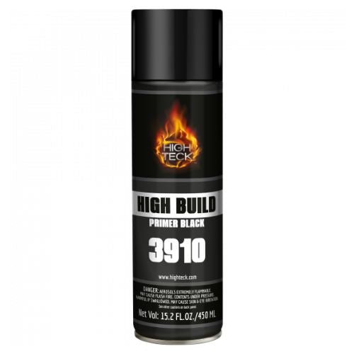 High Teck 3910 High Build Lacquer Primer Black, 15 oz Aerosol - 3910 - Eagle National Supply