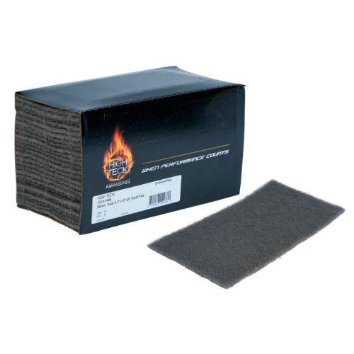 20 Pack Gray Scuff Brite Pads - 6 X 9 Inch, P800 Fine Grit For Surface Prep & Sanding