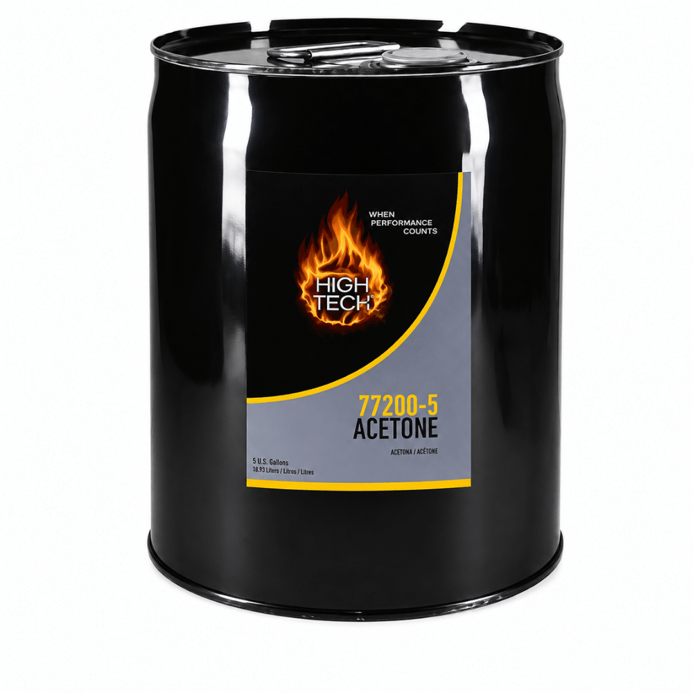 High Teck 77200-5 fast evaporating acetone, 5 Gal - VirtuColor Supply