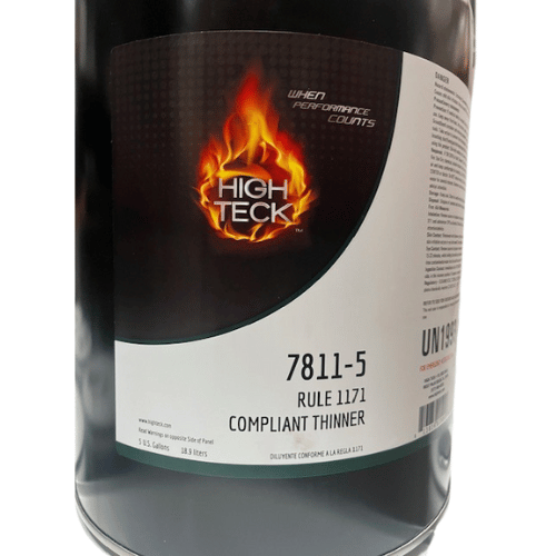High Teck 7811 Low VOC Lacquer Thinner, 5 Gal Jug
