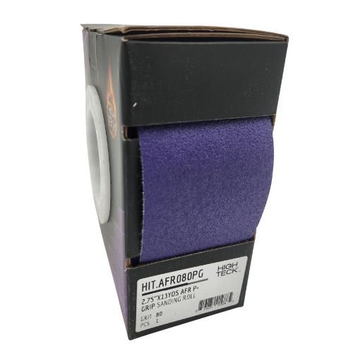 High Teck Velcro Back Purple Ceramic Sanding Roll | 2.75"x39' - VirtuColor Supply