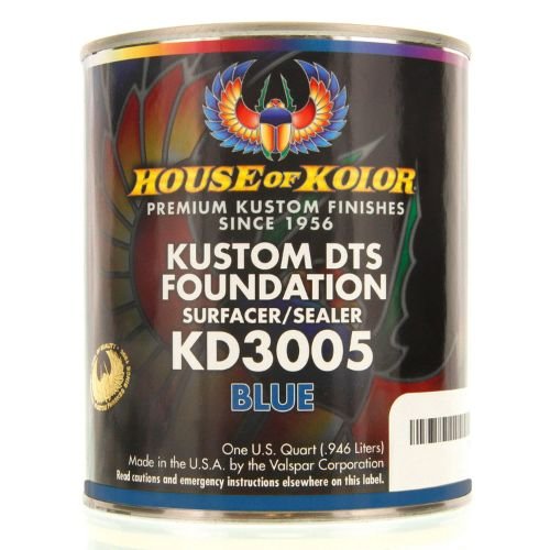 HOUSE OF KOLOR KD3005 Blue DTS Primer Surfacer/Sealer, Qt - VirtuColor Supply