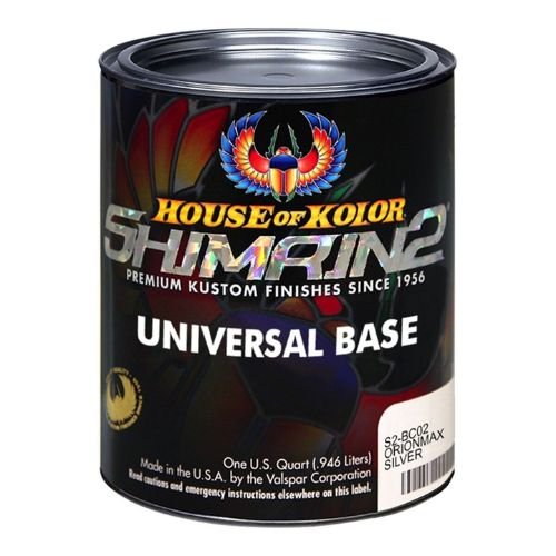 HOUSE OF KOLOR S2 - BC02 Orion Silvermax Basecoat, Qt - VirtuColor Supply
