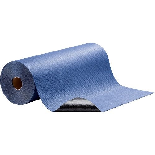 New PIG MAT32100 32 in x 100 ft Blue Paint Booth Absorbent Mat - VirtuColor Supply