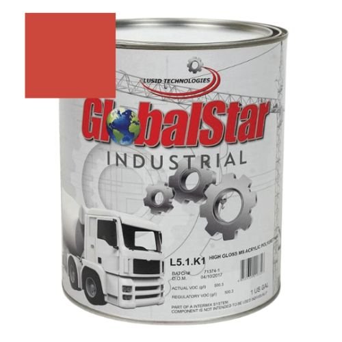 OSHA Safety Red 3:1 Mix 2K Polyurethane Industrial Paint* - VirtuColor Supply