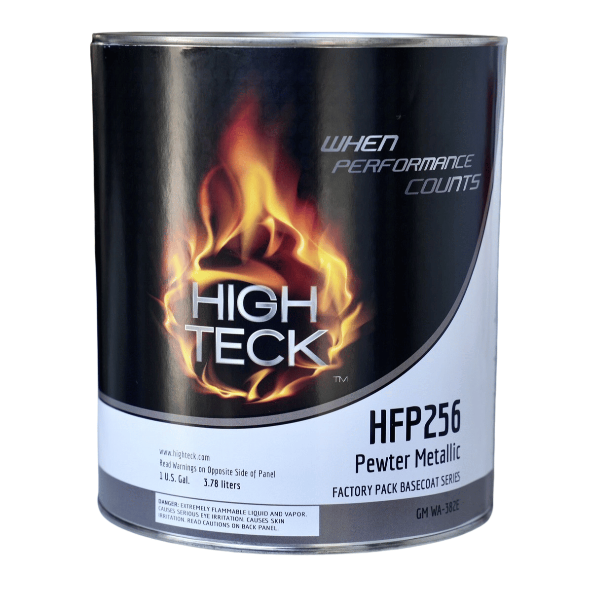 Pewter Metallic GM WA - 382E Basecoat Paint, Gallon, High Teck HFP256 - VirtuColor Supply