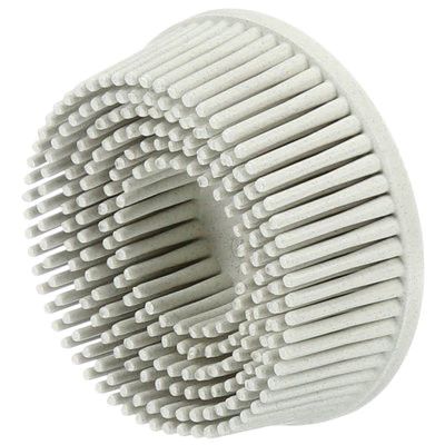 Scotch - Brite 07528 2" White Roloc Bristle Disc, Fine Grade, 10 pk - VirtuColor Supply