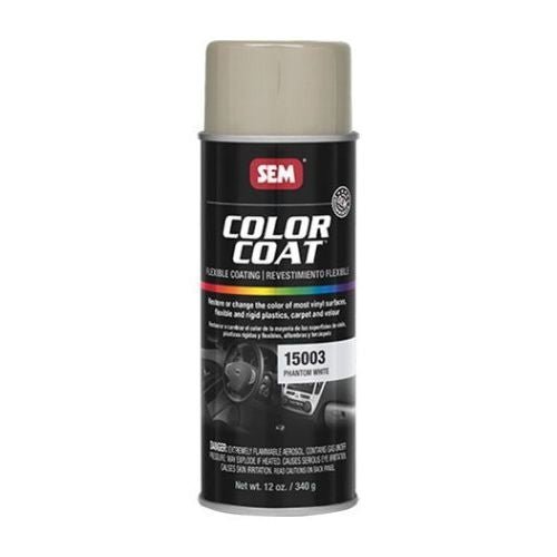 SEM 15003 Color Coat Phantom White, 16 oz | Aerosol | Auto Interior Paint - VirtuColor Supply