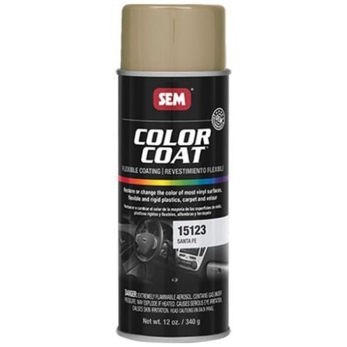 SEM 15123 Color Coat Santa Fe, 16 oz | Aerosol | Auto Interior Paint - VirtuColor Supply