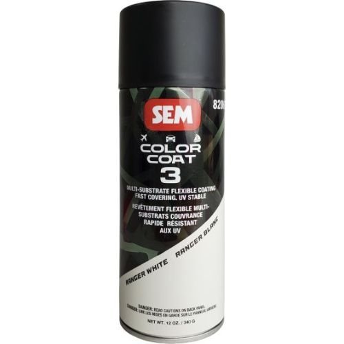 SEM 82063 Color Coat 3 Ranger White, 16 oz | Aerosol | Auto Interior Paint - VirtuColor Supply