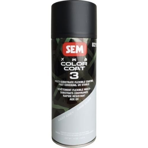 SEM 82193 Color Coat 3 Light Grey, 16 oz | Aerosol | Auto Interior Paint - VirtuColor Supply