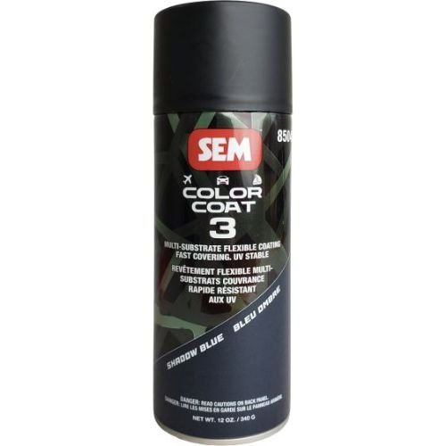SEM 85043 Color Coat 3 Shadow Blue, 16 oz | Aerosol | Auto Interior Paint - VirtuColor Supply