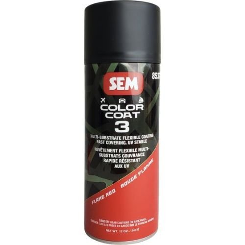 SEM 85373 Color Coat 3 Flame Red, 16 oz | Aerosol | Auto Interior Paint - VirtuColor Supply