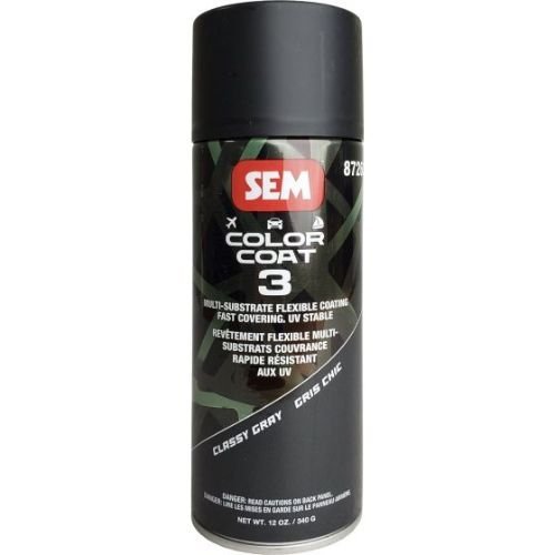 SEM 87223 Color Coat 3 Classy Gray, 16 oz | Aerosol | Auto Interior Paint - VirtuColor Supply