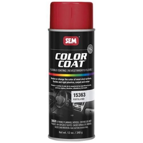SEM Color Coat 15363 Portola Red Auto Interior Paint, 16 oz Aerosol - 15363 - Eagle National Supply