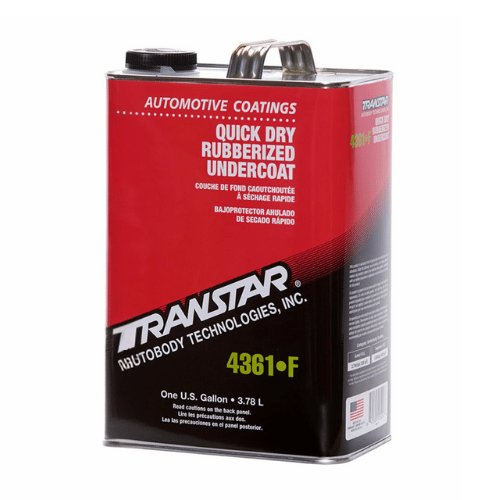 TRANSTAR® 4361 - F Quick Dry Rubberized Black Undercoat, 1 gal - VirtuColor Supply