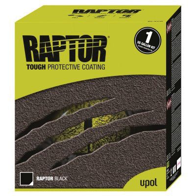 U - POL® 0820G National Rule Raptor Kit with Gun, 1 gal, Black - VirtuColor Supply