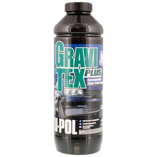 U - POL Gravitex Plus 0722 White Stone Chip Protector 1L Bottle - VirtuColor Supply