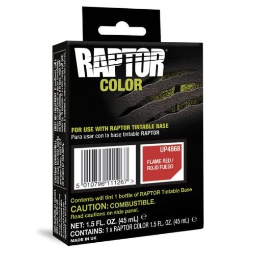 U - POL RAPTOR Flame Red Color Tint Pouch for 1 Liter Bottle - VirtuColor Supply
