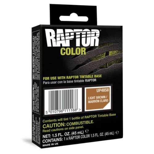 U - POL RAPTOR Light Brown Color Tint Pouch for 1 Liter Bottle - VirtuColor Supply