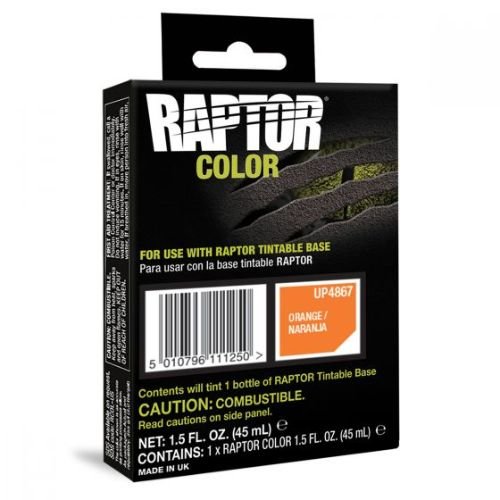 U - POL RAPTOR Orange Color Tint Pouch for 1 Liter Bottle - VirtuColor Supply