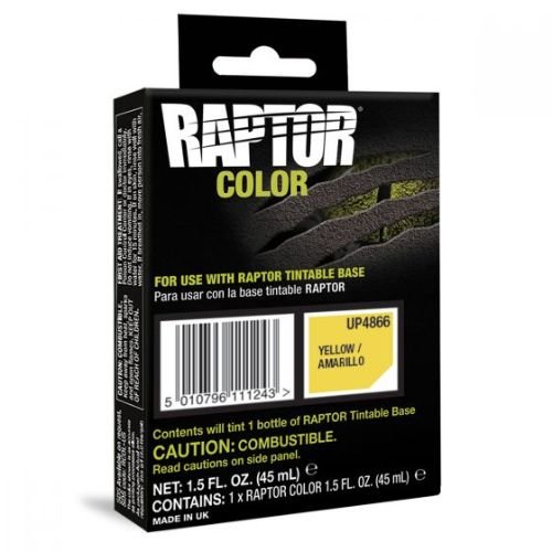 U - POL RAPTOR Yellow Color Tint Pouch for 1 Liter Bottle - VirtuColor Supply