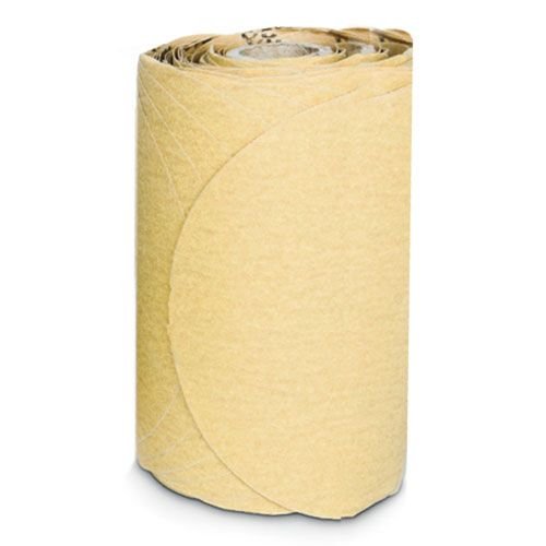 USC Gold Pro 180 Grit 6" PSA Sanding Disc 080610, 100 per Roll - VirtuColor Supply
