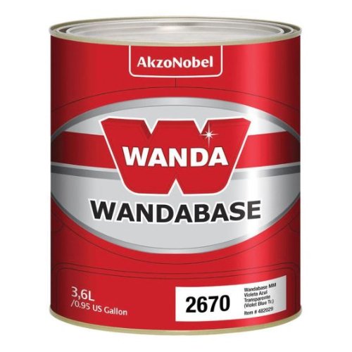 Wandabase HS 2670 Transparent Violet Blue Mixing Toner, 4 L - VirtuColor Supply