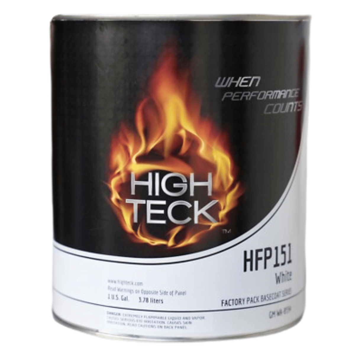 White GM WA - 8554 Basecoat Paint, Gallon, High Teck HFP151 - VirtuColor Supply