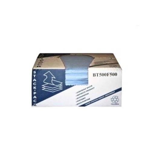 X - L 500FP Lint Free Blue Shop Towel, Box of 500 - VirtuColor Supply