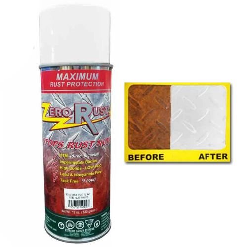 Zero Rust 67SP White Rust Control Coating | 12 oz Aerosol Can - VirtuColor Supply