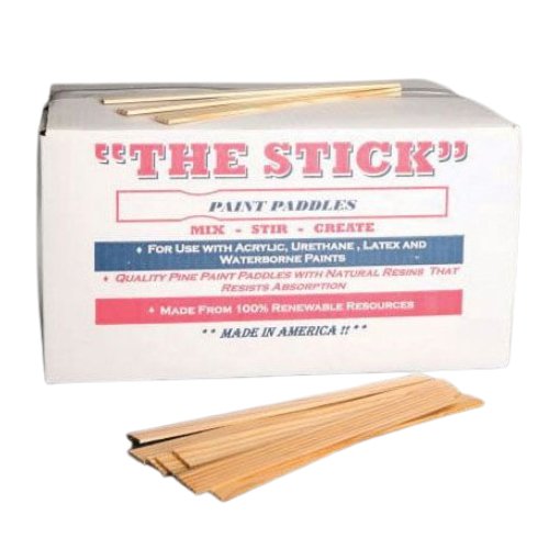 12 in Wood Paint Stick, 1 pc - VirtuColor Supply