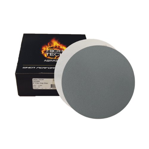 3 Inch 1000 Grit Gray Film Velcro Sanding Disc, 50 pk, High Teck - VirtuColor Supply