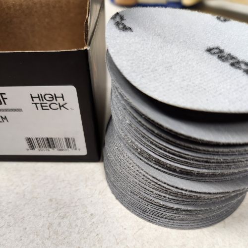 3 Inch 80 Grit Gray Film Velcro Sanding Disc, 50 pk, High Teck* - VirtuColor Supply