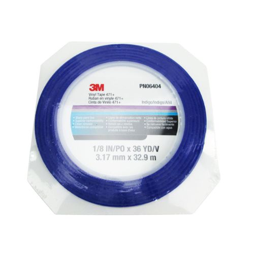 3M Scotch 1/8 in Fine Line Purple Masking Tape #06404, 36 yd Roll